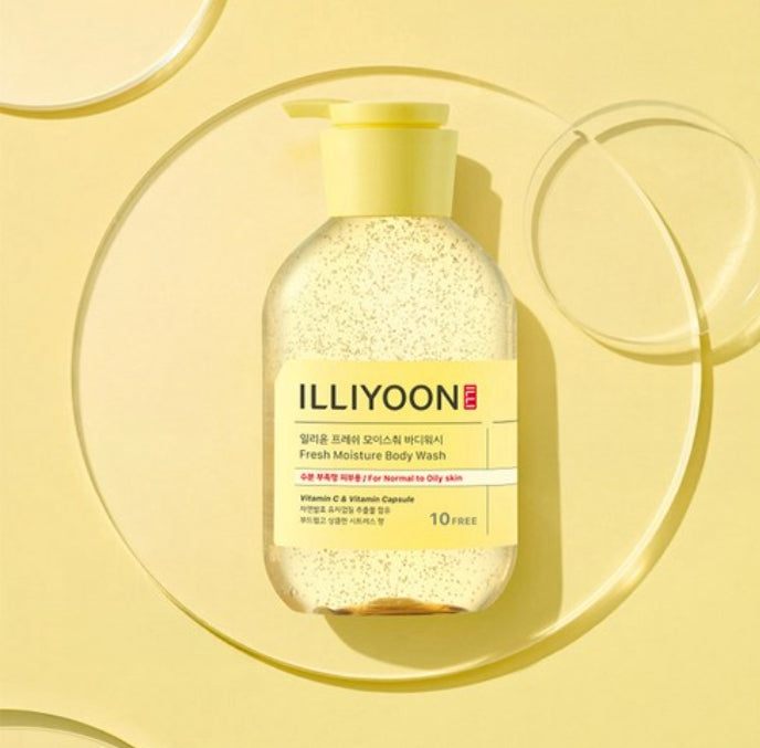 2 x ILLIYOON Fresh Moisture Body Wash 500 ml aus Korea