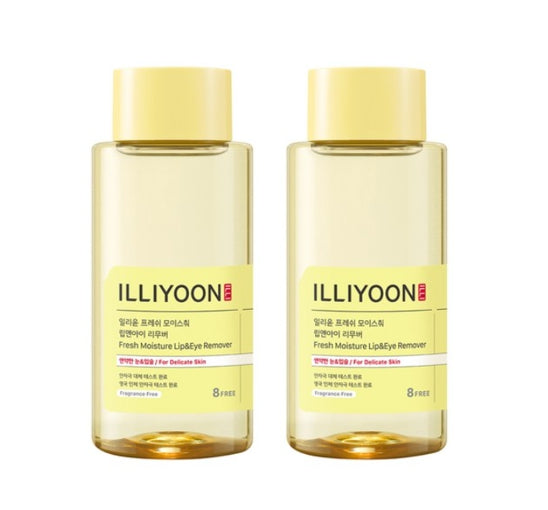 2 x ILLIYOON Fresh Moisture Lip &amp; Eye Remover 300ml aus Korea