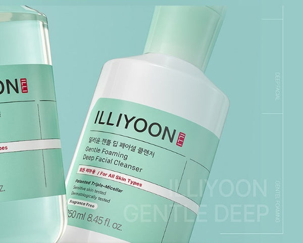 ILLIYOON Gentle Foaming Deep Facial Cleanser 250ml from Korea