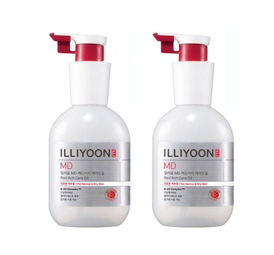 2 x ILLIYOON MD Red-itch Care Oil 200ml aus Korea