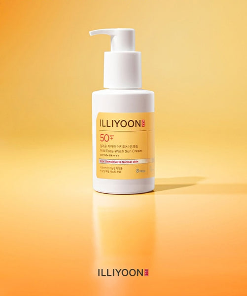 2 x ILLIYOON Mild Eay Wash קרם שמש 150 מ"ל SPF50+ PA++++ מקוריאה