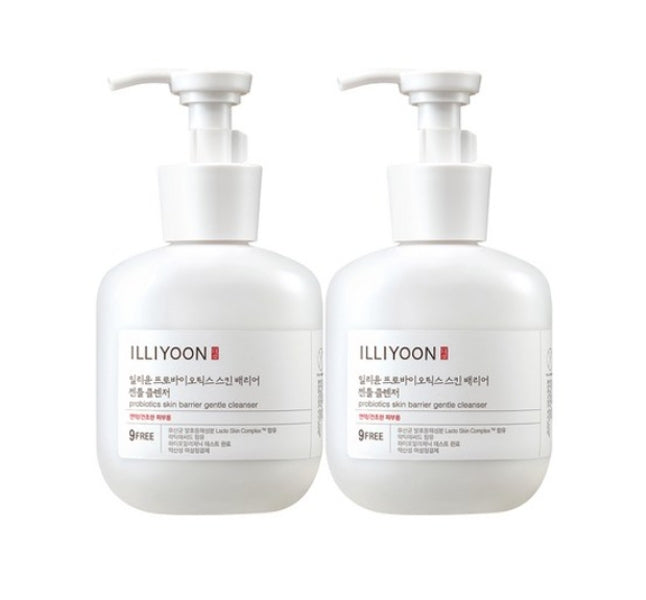 2 x ILLIYOON Probiotics Skin Barrier Gentle Cleanser 300ml from Korea