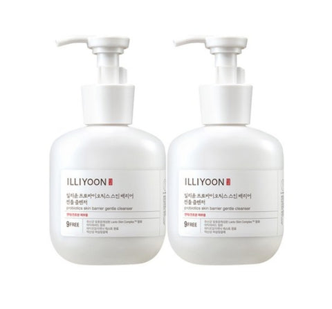 2 x ILLIYOON Probiotics Skin Barrier Gentle Cleanser 300ml from Korea