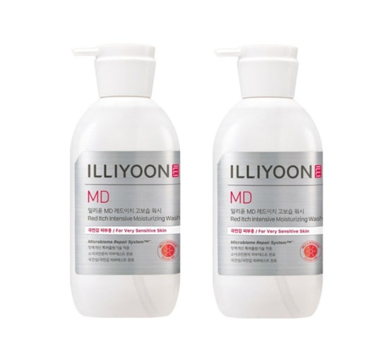2 x ILLIYOON Red Itch Intensive Moisturizing Wash 470g aus Korea