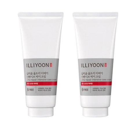 2 x ILLIYOON Ultra Repair Intensive Care Cream 200ml from Korea