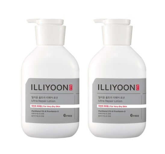 2 x ILLIYOON Ultra Repair Lotion 528ml from Korea