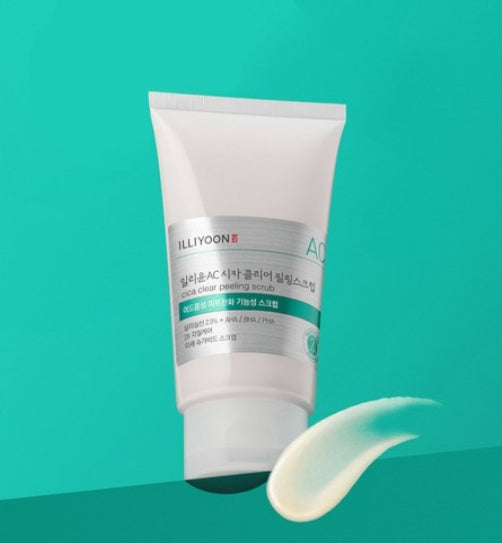 2 x ILLIYOON Cica Acne Clear Peeling Scrub 200ml from Korea