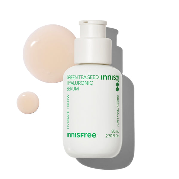 2 x innisfree Green Tea Seed Hyaluronic Acid Serum 80ml from Korea
