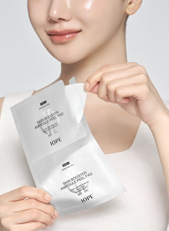 8 x IOPE Skin Booster Ampoule Peel Pad 3.5ml from Korea by IOPE