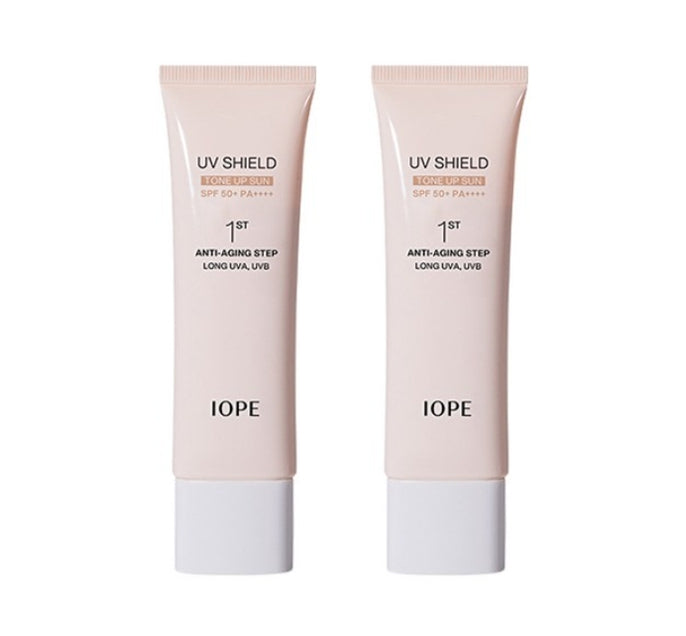 2 x IOPE UV Shield Tone Up Sun SPF 50+ PA++++ 50ml from Korea by IOPE