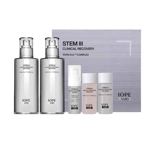 IOPE XMD Stem 3 Clinical Recovery Set (5 Items) + Samples(2 Items) from Korea by IOPE