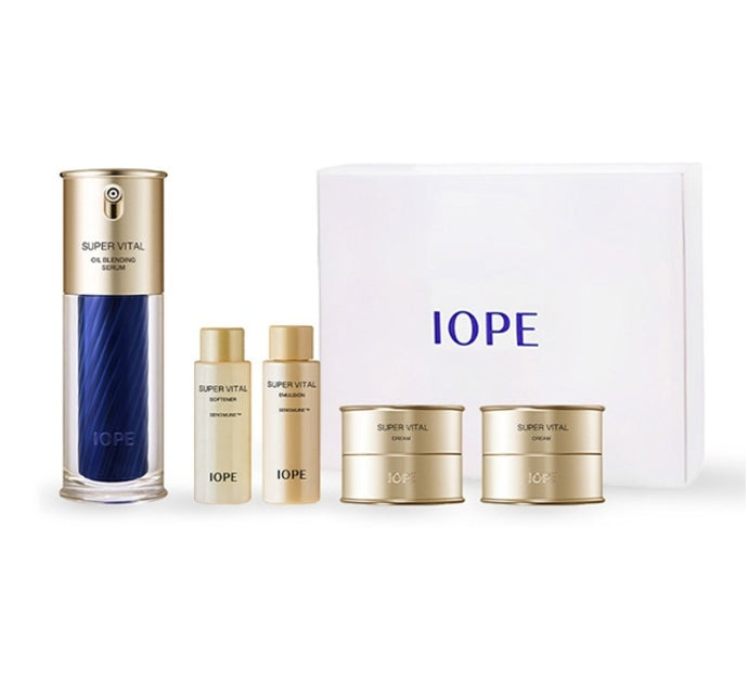 IOPE 6 Gen. Super Vital Oil Blending Serum Set (5 Items) from Korea by IOPE
