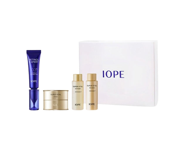 IOPE Retinol Expert 0.3% Wrinkle Corrector Set(4 Items) from Korea by IOPE