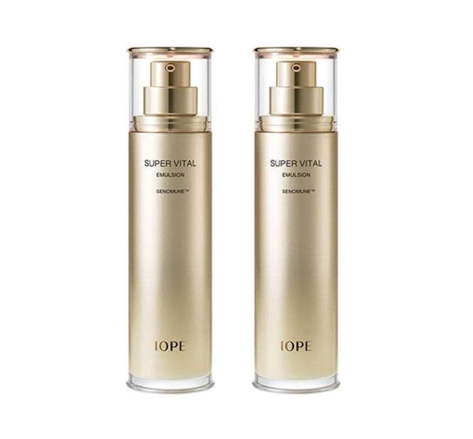 2 x IOPE Super Vital Emulsion 150ml from Korea by IOPE