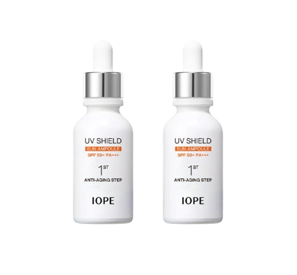 2 x IOPE UV Shield Sun Ampoule 40ml from Korea by IOPE
