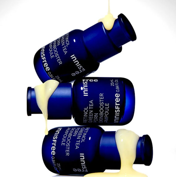 2 X innisfree Retinol Green Tea PDRN Skinbooster Ampoule 25ml from Korea by innisfree