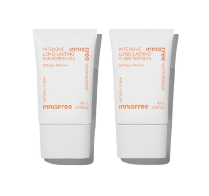 2 x Innisfree Intensive Long-lasting Sunscreen EX 60ml , SPF50+ PA++++ from Korea by innisfree