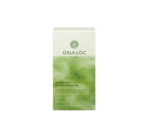OSULLOC Jeju Matcha Milk Tea, 1 Box 10 Sticks , from Korea by OSULLOC