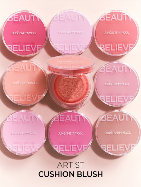 JUNGSAMMOOL Artist Cushion Blush 4g, 10 Colours from Korea by JUNGSAMMOOL