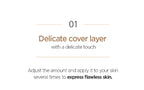 JUNGSAMMOOL Skin Nuder Cover Layer Cushion (Main + Refill) 14g SPF50+ PA+++, 5 Colours from Korea by JUNGSAMMOOL