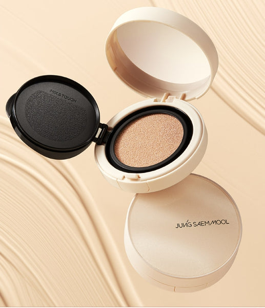 JUNGSAMMOOL Skin Nuder Cover Layer Cushion (Main + Refill) 14g SPF50+ PA+++, 5 Colours from Korea by JUNGSAMMOOL
