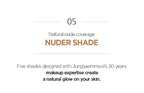 JUNGSAMMOOL Skin Nuder Cover Layer Cushion (Main + Refill) 14g SPF50+ PA+++, 5 Colours from Korea by JUNGSAMMOOL