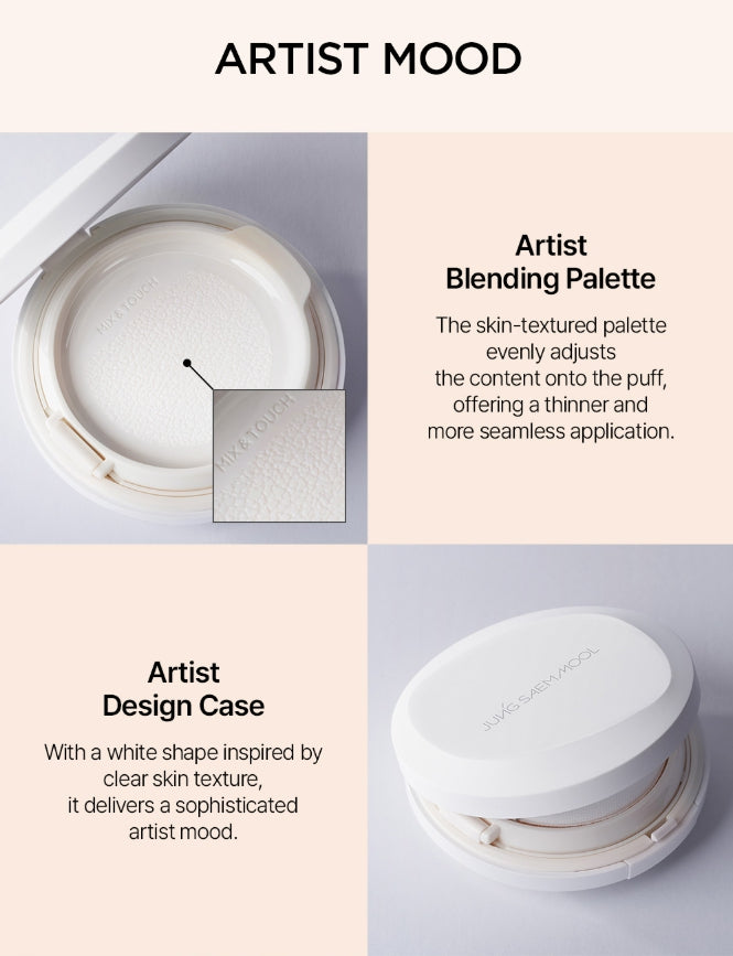 JUNGSAMMOOL Pro-lasting Flawless Fit Mesh Cushion Main 15g SPF50+ PA++++, 6 Colours from Korea by JUNGSAMMOOL