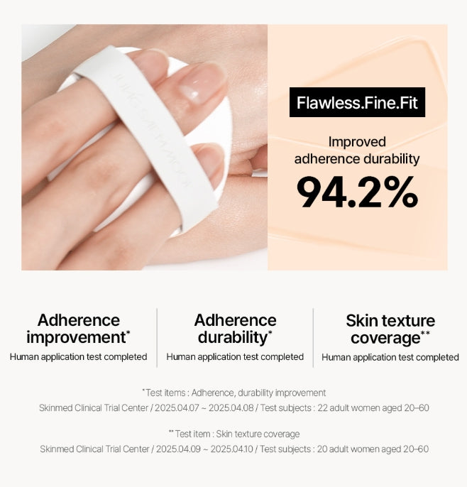 JUNGSAMMOOL Pro-lasting Flawless Fit Mesh Cushion Main 15g SPF50+ PA++++, 6 Colours from Korea by JUNGSAMMOOL