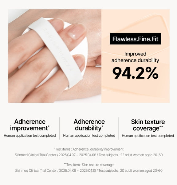 JUNGSAMMOOL Pro-lasting Flawless Fit Mesh Cushion Main 15g SPF50+ PA++++, 6 Colours from Korea by JUNGSAMMOOL