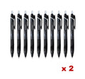 20 x Jetstream Ballpoint Pen 0.7mm SXN-150-07 Black - Smooth & Reliable Writing