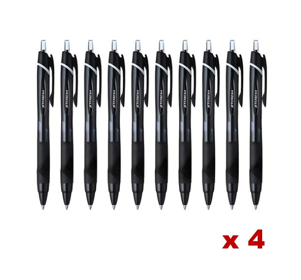 40 x Jetstream Ballpoint Pen 0.7mm SXN-150-07 Black - Smooth & Reliable Writing