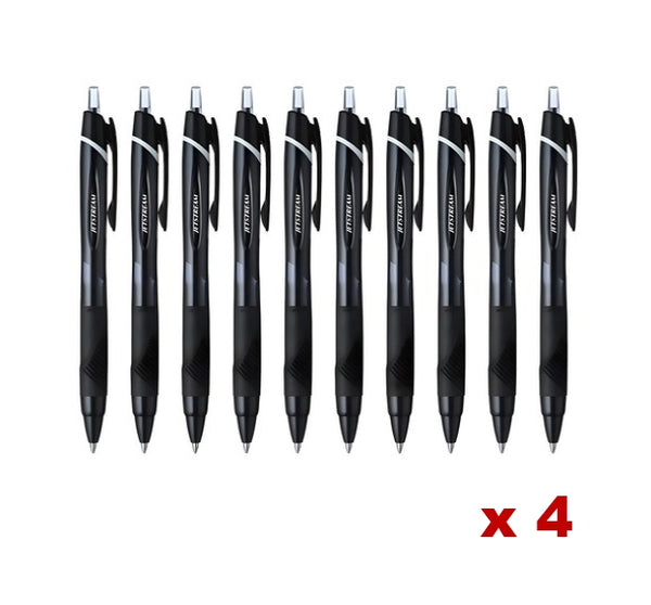 40 x Jetstream Ballpoint Pen 0.7mm SXN-150-07 Black - Smooth & Reliable Writing