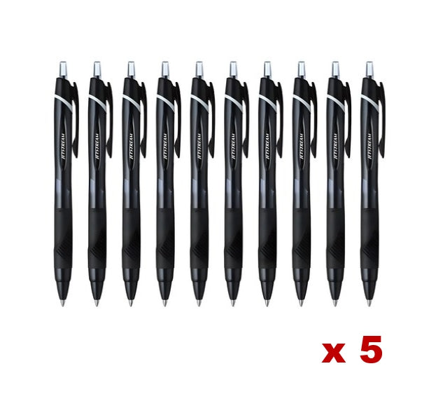 50 x Jetstream Ballpoint Pen 0.7mm SXN-150-07 Black - Smooth & Reliable Writing