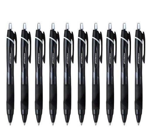 10 x Jetstream Ballpoint Pen 0.7mm SXN-150-07 Black - Smooth & Reliable Writing from Korea