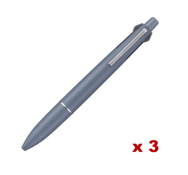 3 x Jetstream Light Touch Ink Multi-Pen MSXE-LS 0.5mm - Steel Blue