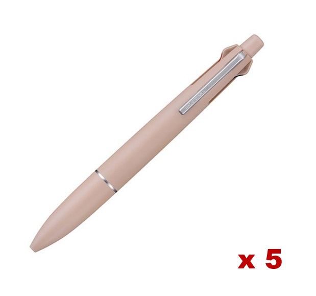 5 x Jetstream Light Touch Ink Multi Pen MSXE-LS 0.5mm - Coral Pink