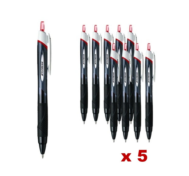 50 x Jetstream SXN-150-10 Ballpoint Pen, 1.0mm Red - Smooth, Quick-Drying Ink
