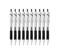 10 x Jetstream SXN-150 0.5mm Black Ballpoint Pen