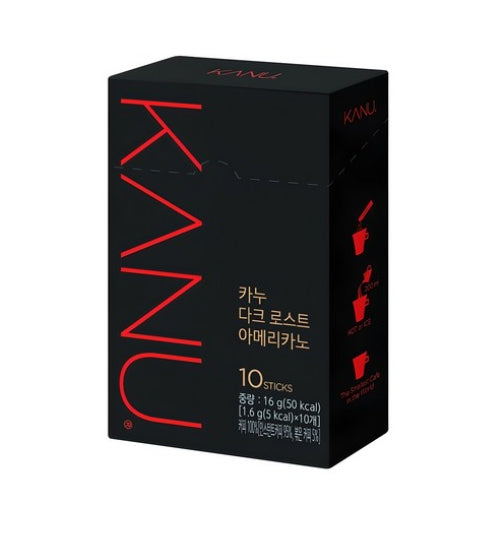 KANU Dark Roast Americano Coffee Mix 1.6g x 10 sticks by KANU