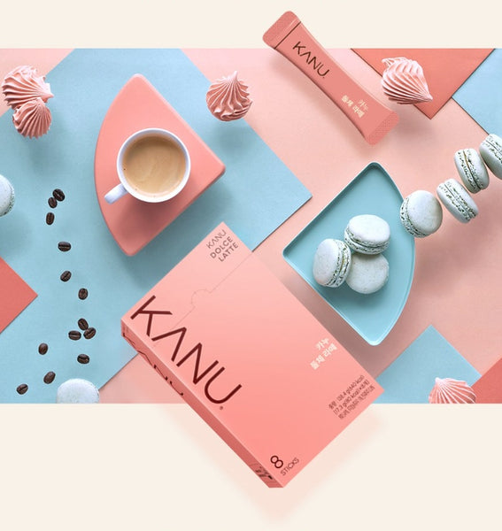 KANU Dolce Latte Coffee Mix 17.3g x 24 sticks by KANU