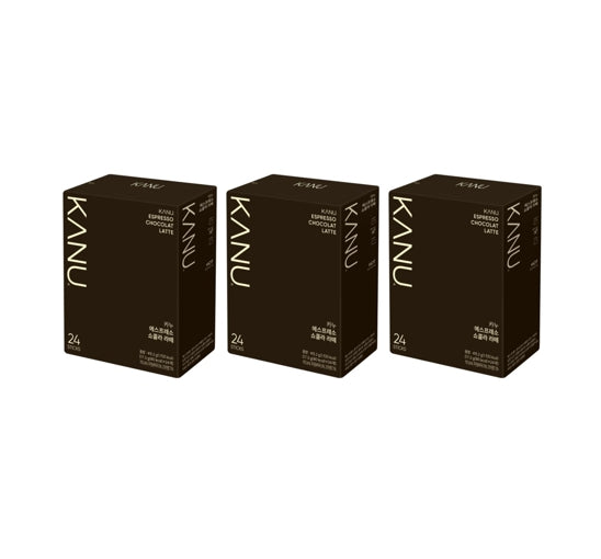 3 x KANU Espresso Chocolat Latte 24 sticks by KANU