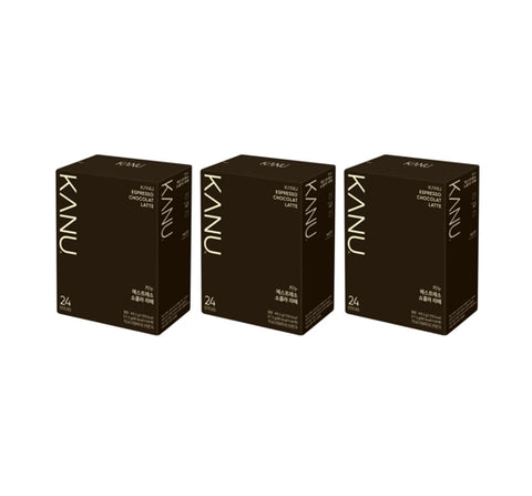 3 x KANU Espresso Chocolat Latte 24 sticks by KANU