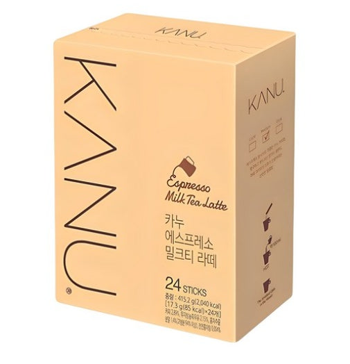 KANU Espresso Milk Tea Latte 17.3g x 24 sticks by KANU
