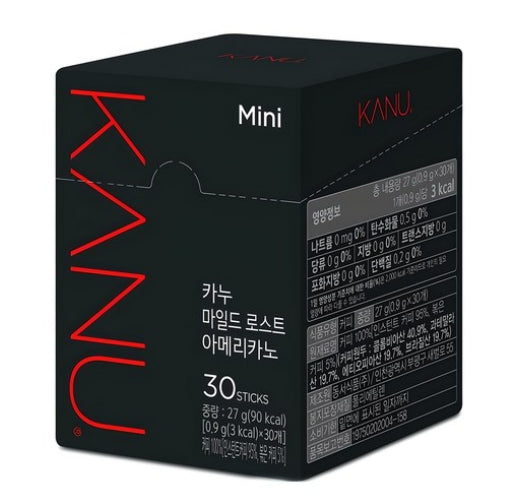 KANU Mild Roast Americano Coffee Mix 0.9g x 30 sticks by KANU