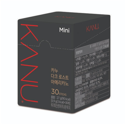 KANU Mini Dark Roast Americano Coffee Mix 0.9g x 30 sticks by KANU