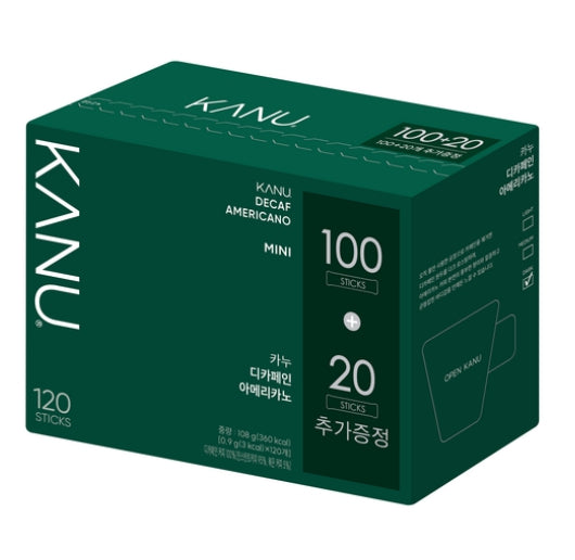 KANU Mini Decaf Americano Coffee Mix 0.9g x 120 sticks by KANU