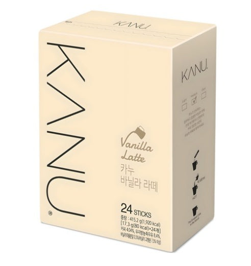 KANU Vanilla Latte Coffee Mix 17.3g x 24 sticks by KANU