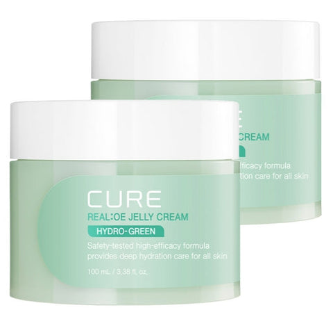 2 x KimJungMoon Aloe Cure Re-Aloe Jelly Cream 100ml - Soothe & Hydrate