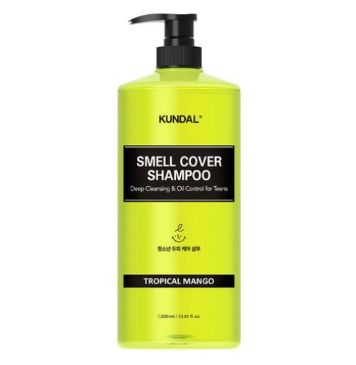 KUNDAL All-Day Smell Cover Teen Scalp Shampoo Tropical Mango 1L by KUNDAL