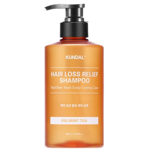 KUNDAL Beer Yeast Anti-Hair Loss Shampoo Fig Mint Tea 500ml by KUNDAL